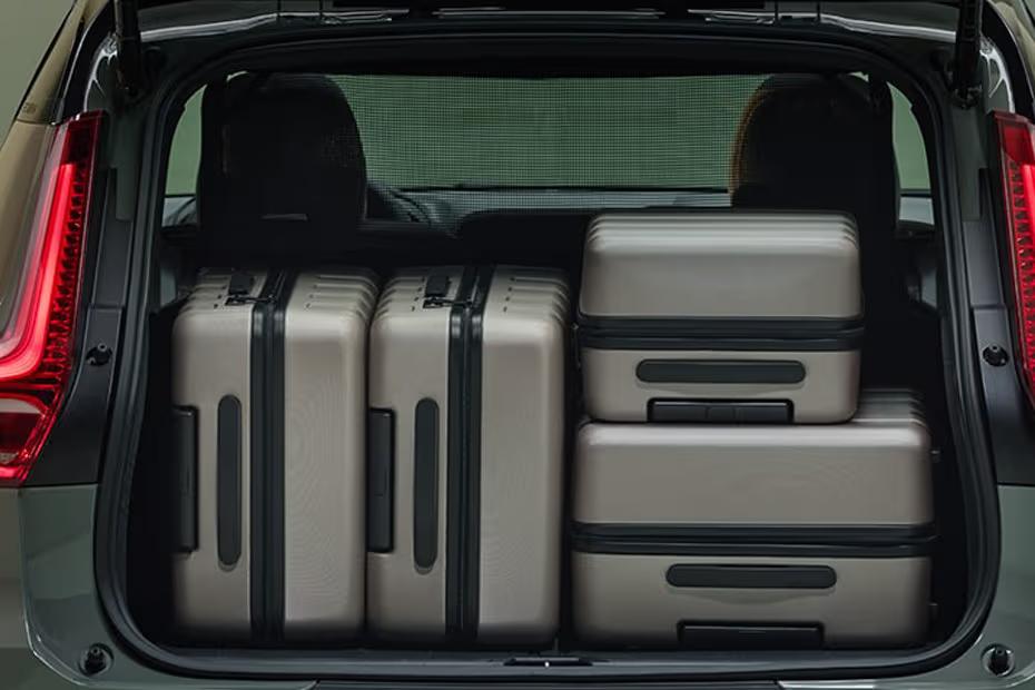 Volvo XC40 Recharge 2026 Exterior Rear Profile Showing the Open Boot Space Volvo XC40 Recharge 2026 Exterior Rear Profile Showing the Open Boot Space