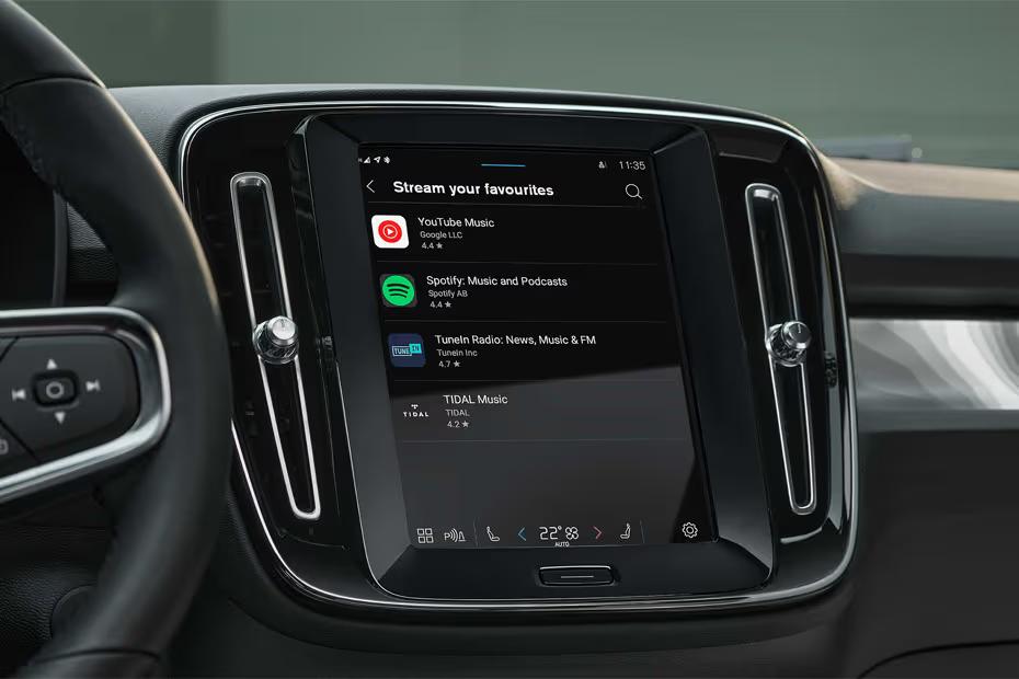Volvo XC40 Recharge 2026 Floating Touchscreen Infotainment System Volvo XC40 Recharge 2026 Floating Touchscreen Infotainment System