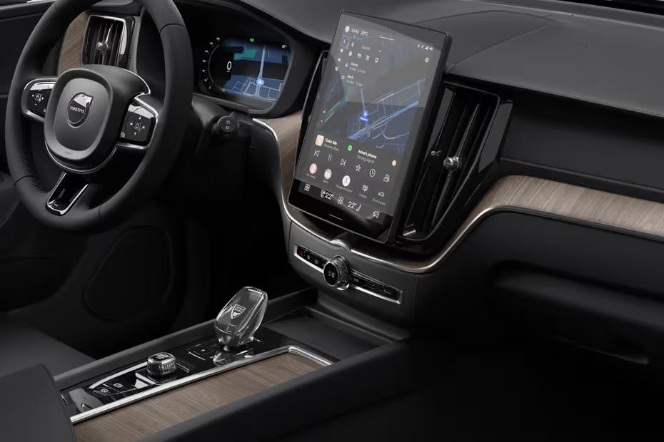 Volvo XC60 2026 interior centre console storage compartment Volvo XC60 2026 interior centre console storage compartment