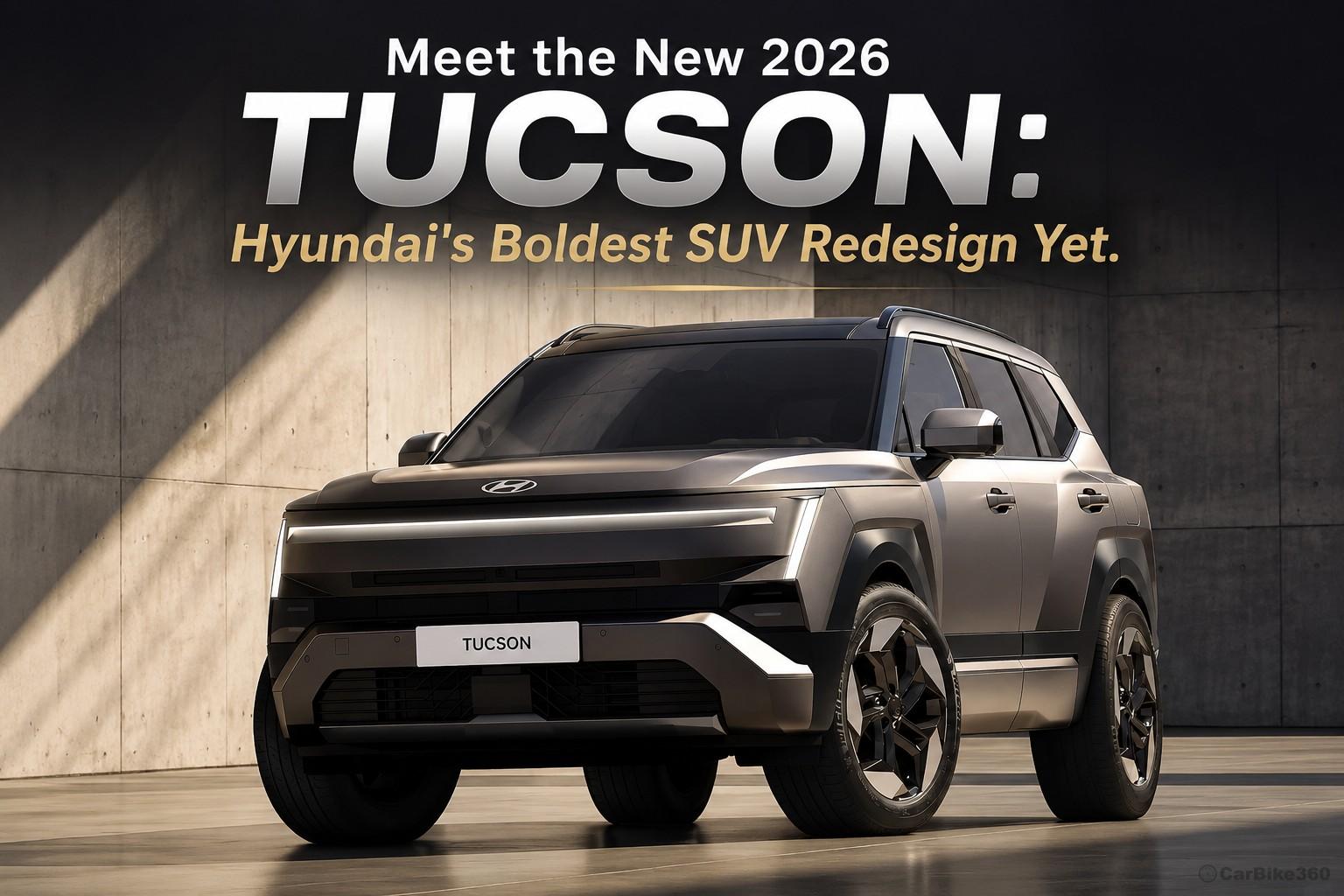 2026 Hyundai Tucson Unveiled: New Design, Bigger Size, Hybrid Power and Launch Details 2026 Hyundai Tucson Unveiled: New Design, Bigger Size, Hybrid Power and Launch Details