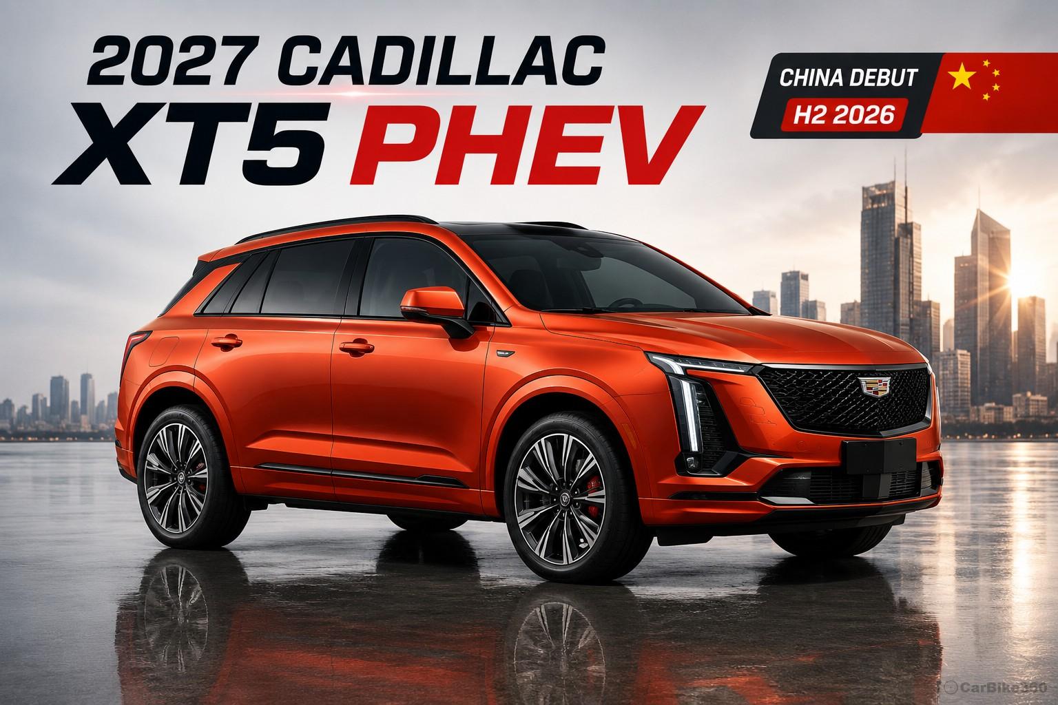 2027 Cadillac XT5 PHEV: 362 HP, 96-Mile EV Range & China-First Launch 2027 Cadillac XT5 PHEV: 362 HP, 96-Mile EV Range & China-First Launch