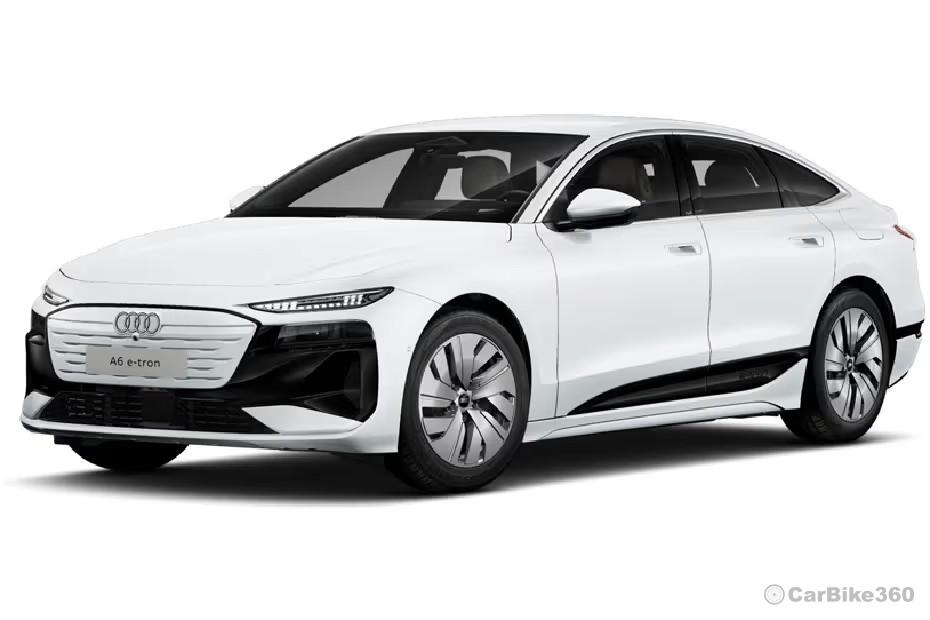 Audi A6 e-tron Sedan Glacier White Metallic Colour