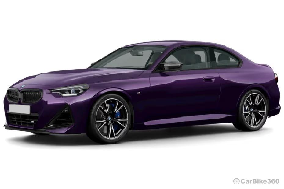 BMW 2 Series Coupe Purple Colour