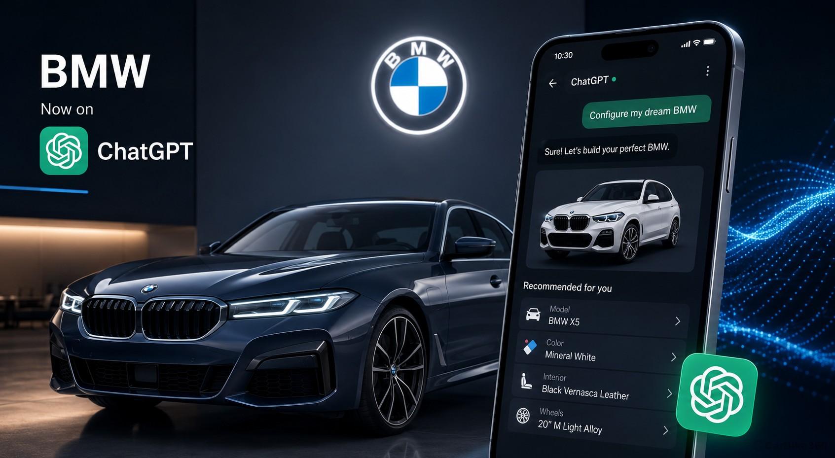BMW Becomes the First Automaker to Bring Vehicle Configuration to ChatGPT BMW Becomes the First Automaker to Bring Vehicle Configuration to ChatGPT