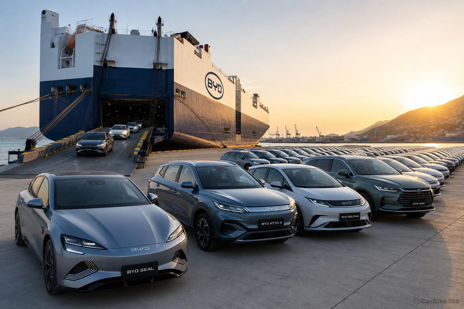 BYD Is Sending 6,068 EVs to the UAE in One Massive Shipment BYD Is Sending 6,068 EVs to the UAE in One Massive Shipment