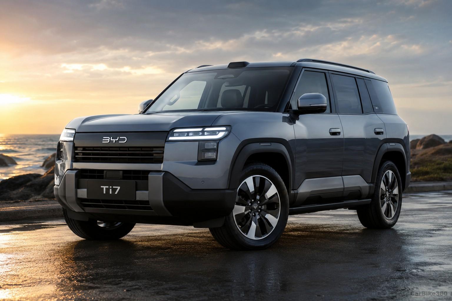 BYD Ti 7 Is Coming for the Defender — But at Nearly £25,000 Less BYD Ti 7 Is Coming for the Defender — But at Nearly £25,000 Less