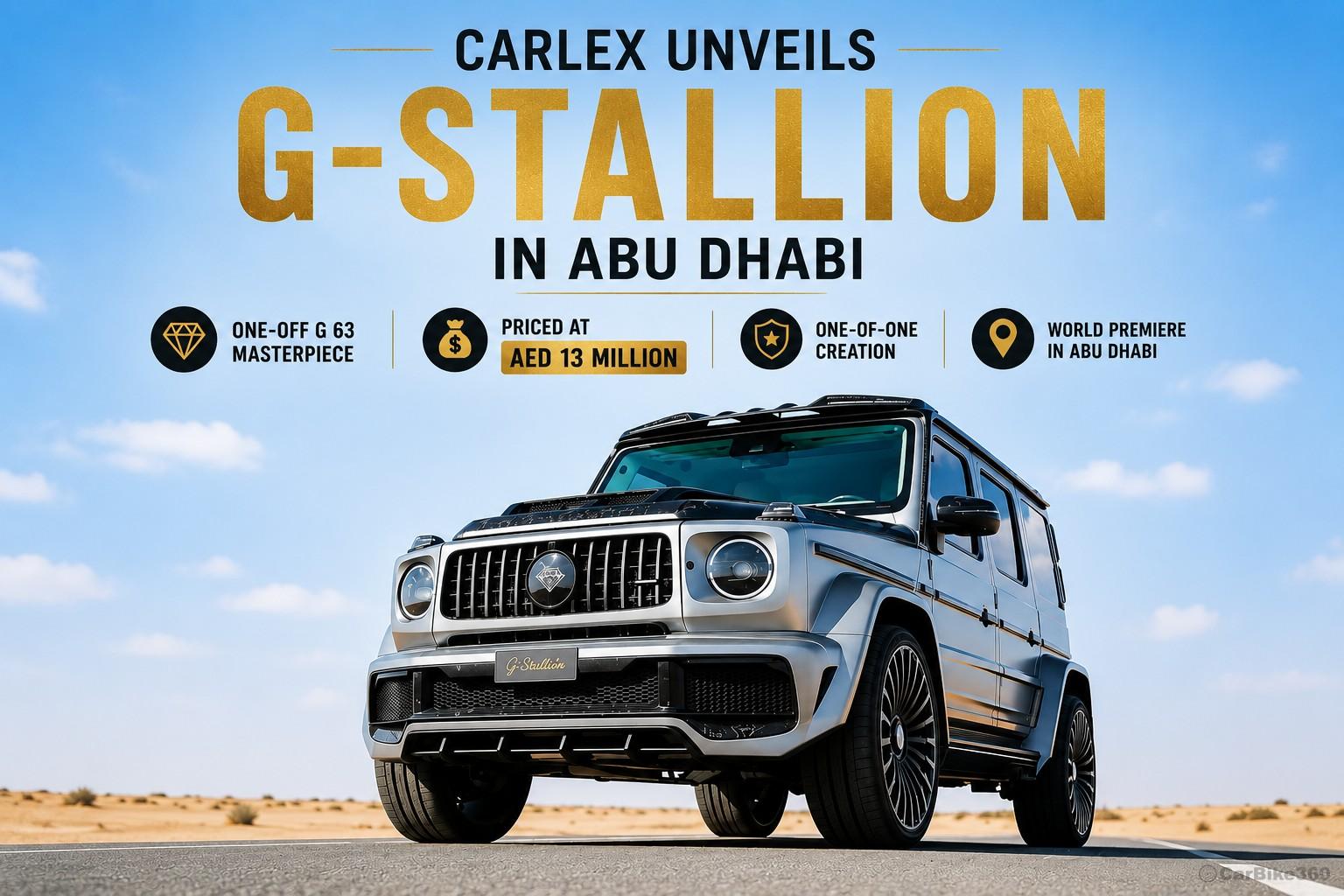 Carlex G-Stallion: One-Off AED 13 Million Mercedes-AMG G 63 Carlex G-Stallion: One-Off AED 13 Million Mercedes-AMG G 63