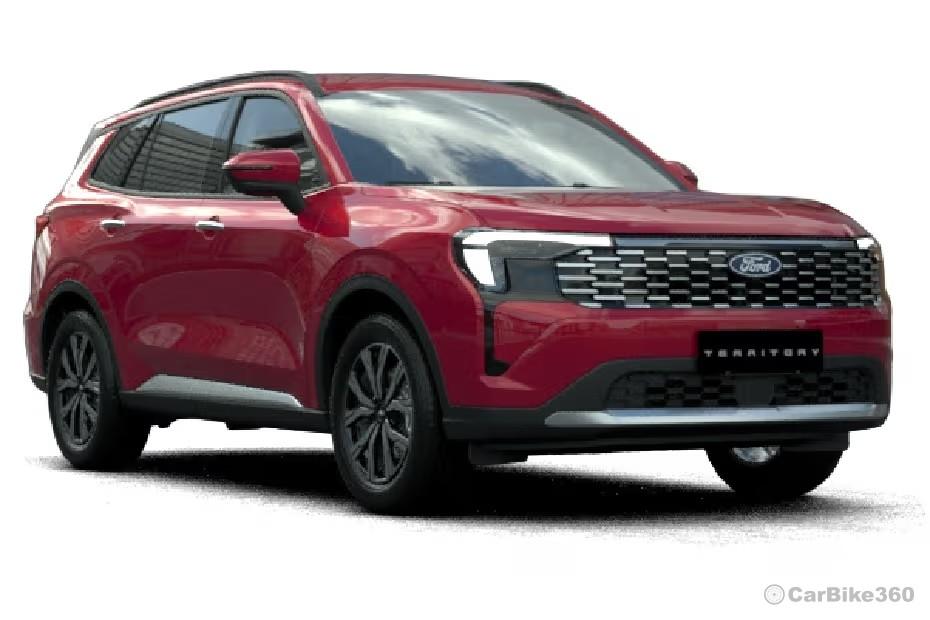 Ford Territory 2026 SUV Ruby Red Colour