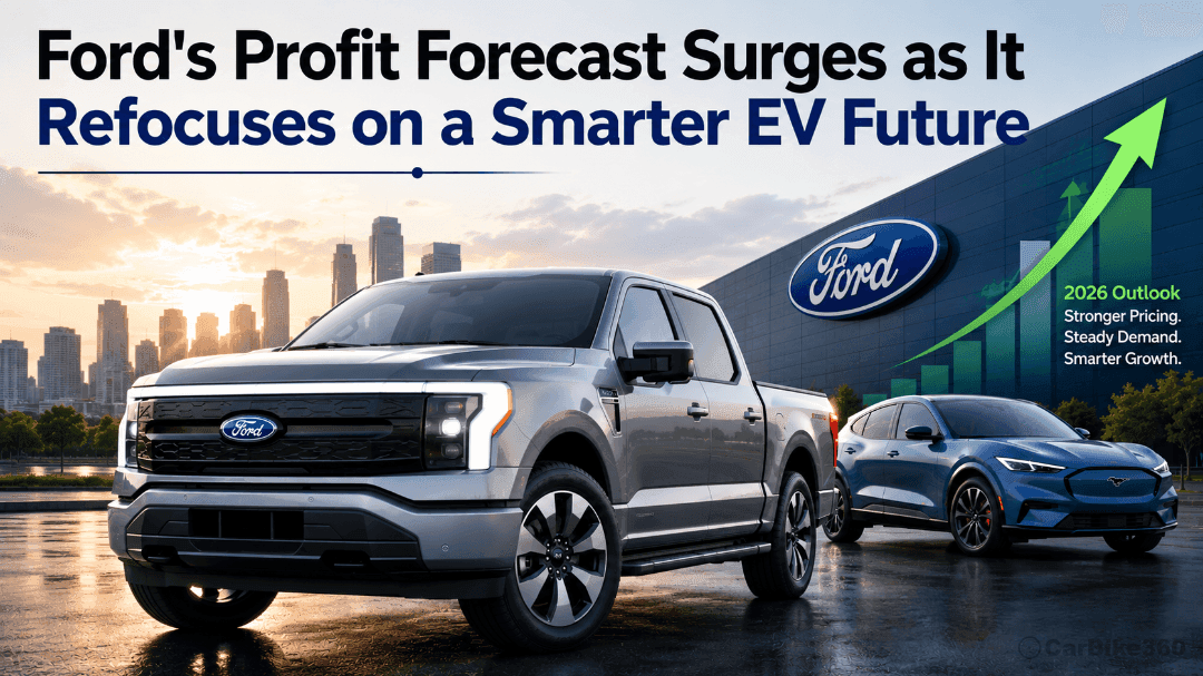 Ford's Profit Forecast Surges as It Refocuses on a Smarter EV Future Ford's Profit Forecast Surges as It Refocuses on a Smarter EV Future