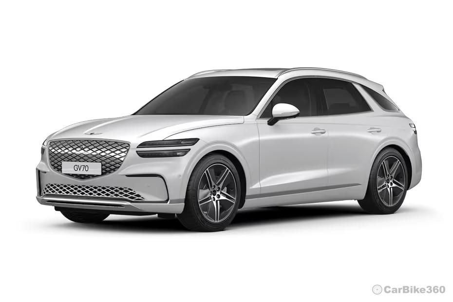 Genesis EV GV 70 SUV Matterhorn White Colour
