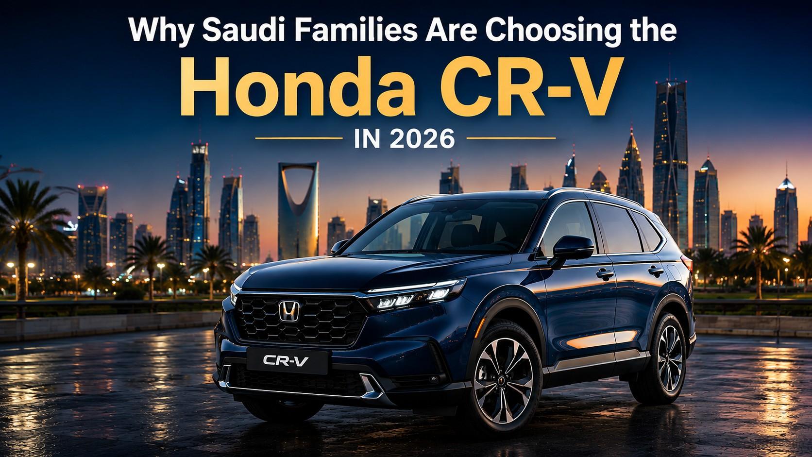 Honda CR-V Saudi Arabia: Why Thousands of Families Are Choosing It in 2026 Honda CR-V Saudi Arabia: Why Thousands of Families Are Choosing It in 2026