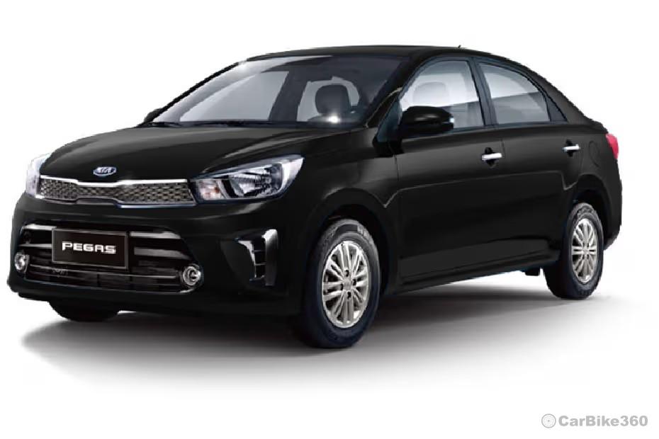 Kia Pegas Sedan Aurora Black Pearl Colour