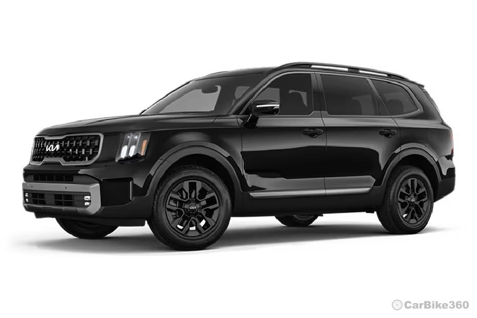 Kia Telluride 2025 SUV Ebony Black Colour