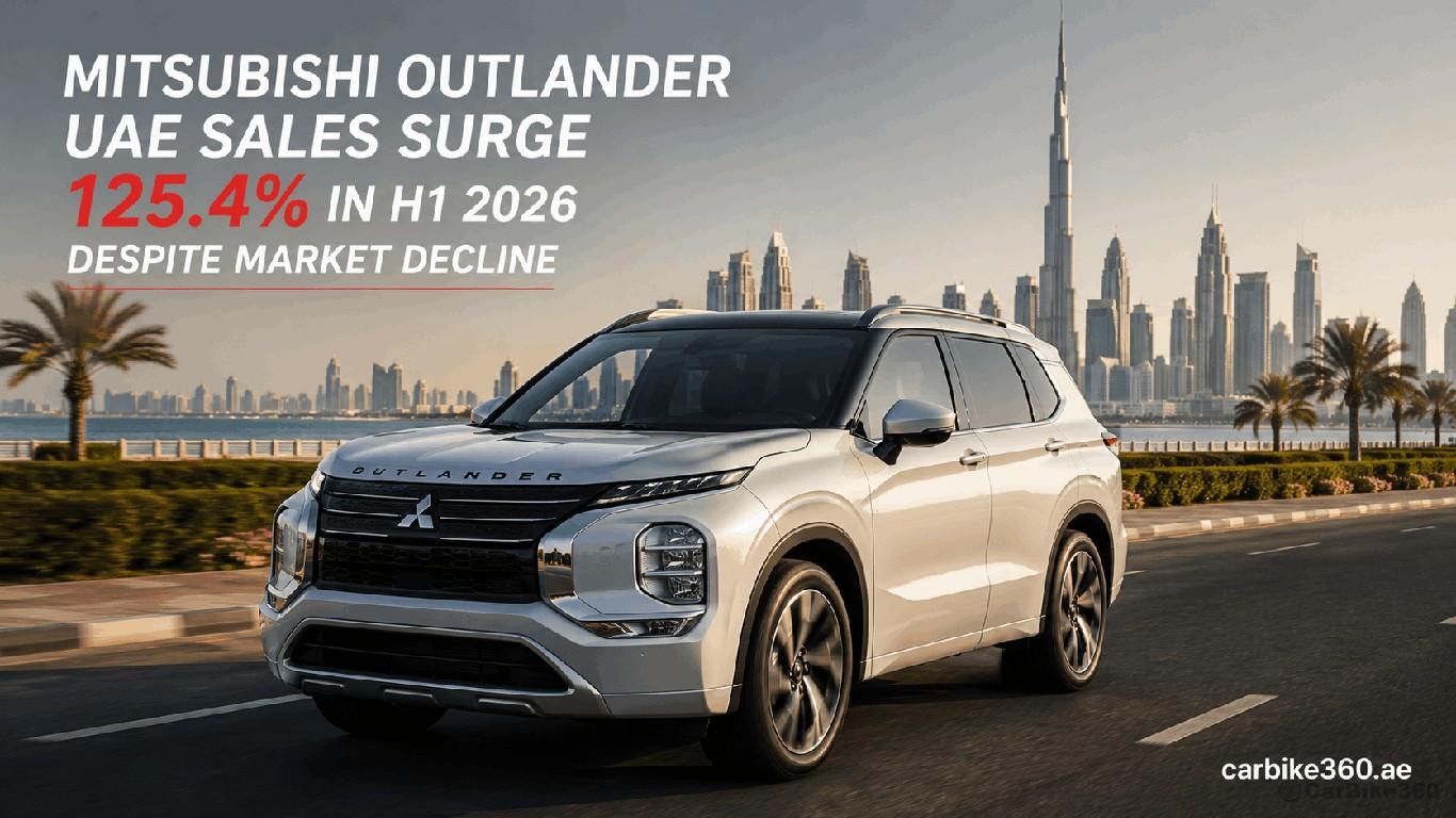Mitsubishi Outlander UAE Sales Surge 125.4% in H1 2026 Despite Market Decline Mitsubishi Outlander UAE Sales Surge 125.4% in H1 2026 Despite Market Decline