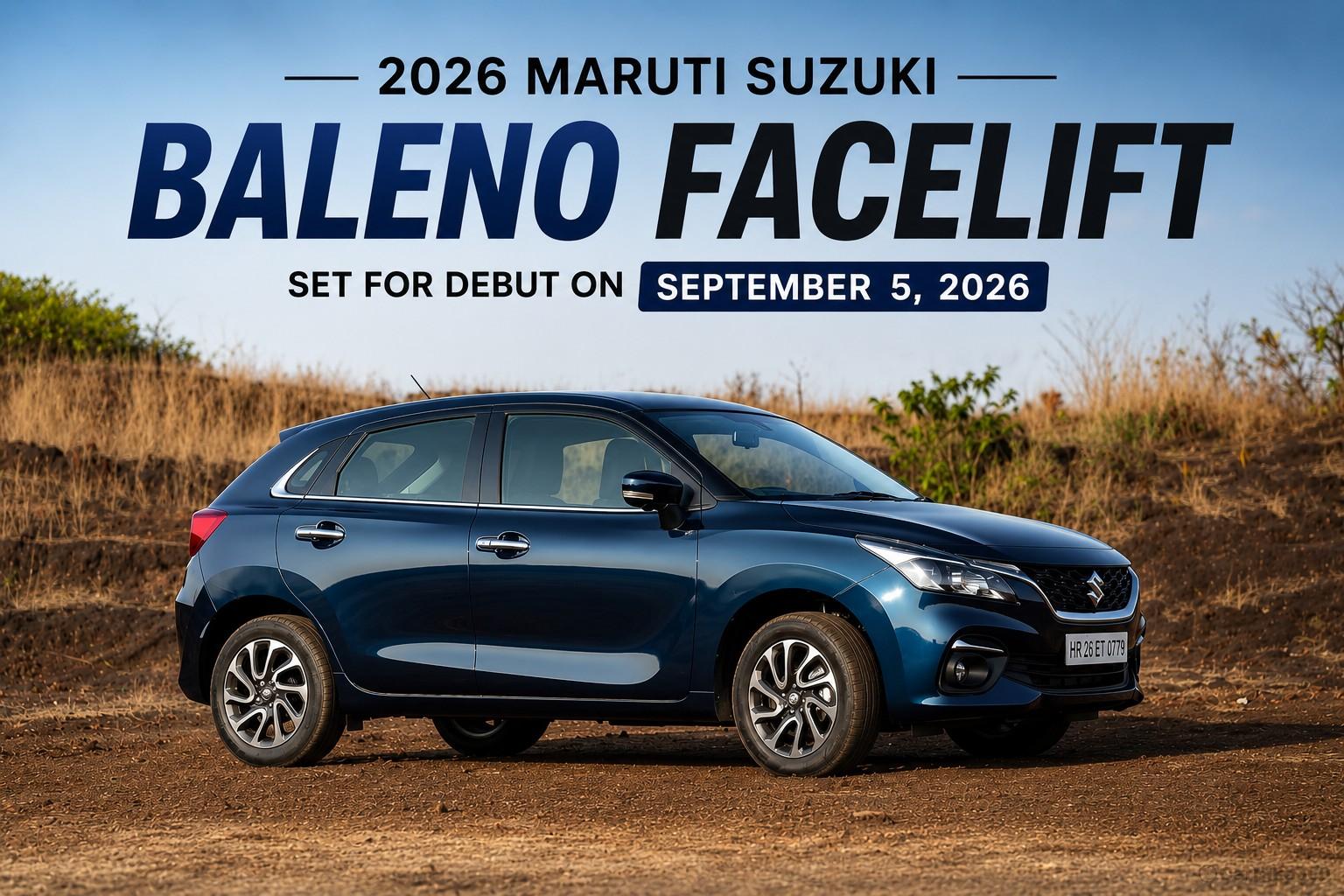 New Maruti Baleno Facelift Arrives September 5: Features, Price & More New Maruti Baleno Facelift Arrives September 5: Features, Price & More