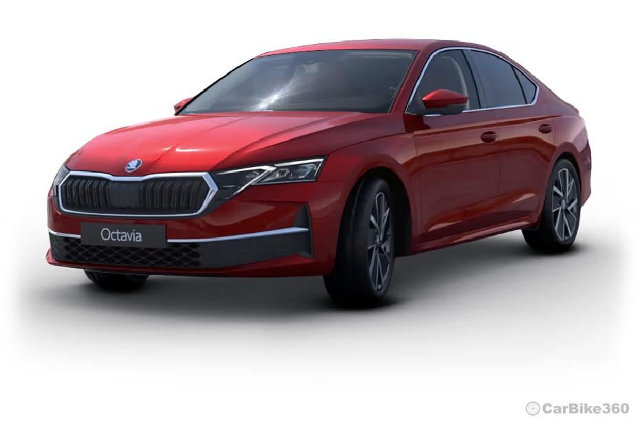 Skoda Octavia 2025 Velvet Red Colour