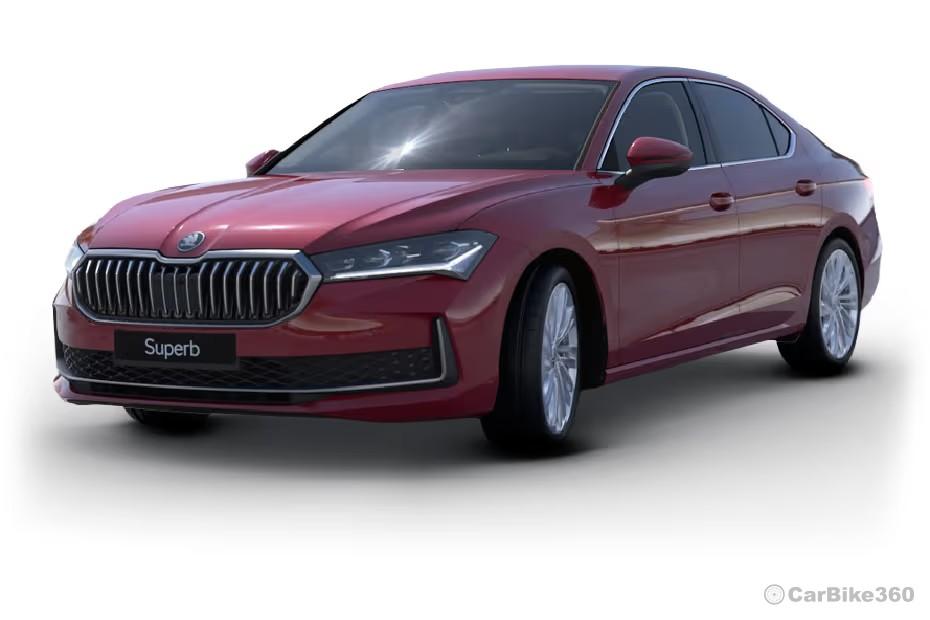 Skoda Superb 2026 Carmine Red Metallic Colour