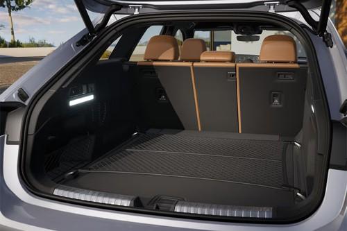 Audi A6 Avant 2026 Sedan rear profile showing the open boot space Audi A6 Avant 2026 Sedan rear profile showing the open boot space