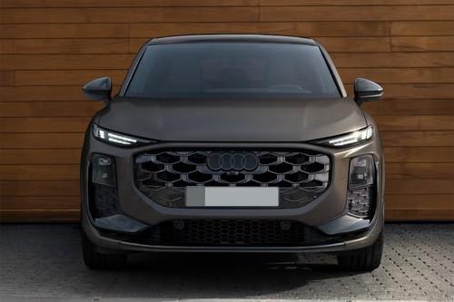 Audi Q3 Sportback 2026 Madeira Brown Polar Matt SUV front view with LED Headlights Audi Q3 Sportback 2026 Madeira Brown Polar Matt SUV front view with LED Headlights