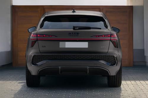 Audi Q3 Sportback 2026 Madeira Brown Polar Matt SUV rear view with LED Taillights Audi Q3 Sportback 2026 Madeira Brown Polar Matt SUV rear view with LED Taillights