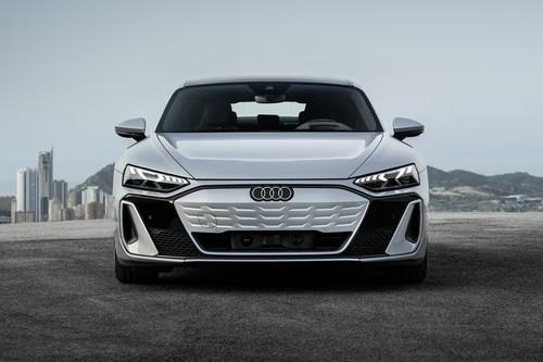 Audi S E-Tron GT 2025 Sedan front view with LED Headlights Audi S E-Tron GT 2025 Sedan front view with LED Headlights