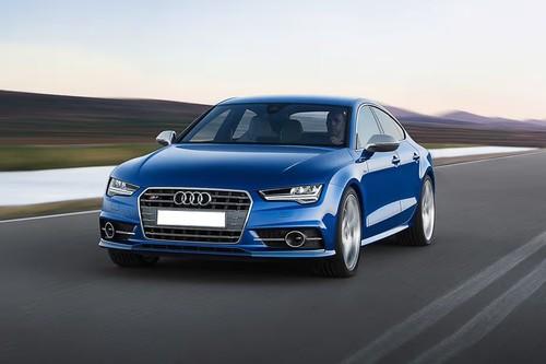 Audi S7 Sportback Sedan Front Left Side View With LED Headlights Audi S7 Sportback Sedan Front Left Side View With LED Headlights