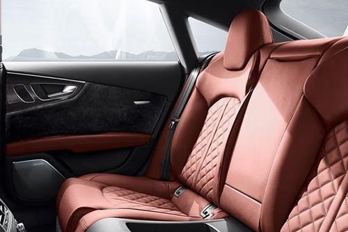 Audi S7 Sportback Sedan Interior Rear Seats Passenger Cabin View Audi S7 Sportback Sedan Interior Rear Seats Passenger Cabin View