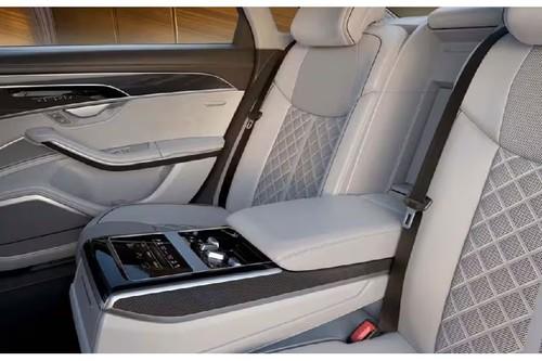 Audi S8 Sedan interior second row rear centre armrest Audi S8 Sedan interior second row rear centre armrest