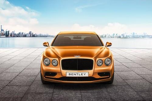 Bentley Flying Spur 2027 Sedan front view with LED Headlights Bentley Flying Spur 2027 Sedan front view with LED Headlights