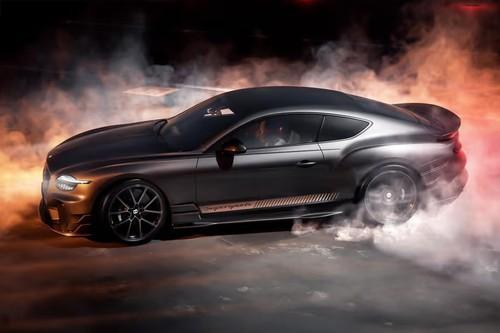 Bentley Supersports Coupe left side profile with alloy wheels Bentley Supersports Coupe left side profile with alloy wheels
