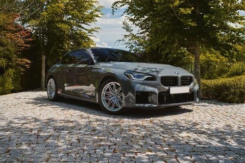 BMW M2 Hatch front right side angle view BMW M2 Hatch front right side angle view