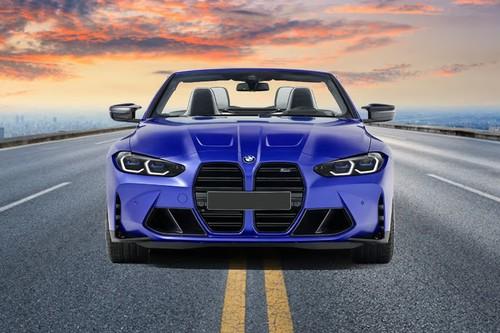 BMW M4 Convertible front view with LED Headlights BMW M4 Convertible front view with LED Headlights