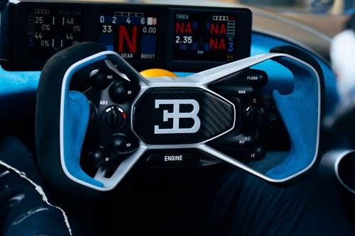 Bugatti BOLIDE Sportscar Steering Wheel Horn Pad with brand emblem Bugatti BOLIDE Sportscar Steering Wheel Horn Pad with brand emblem