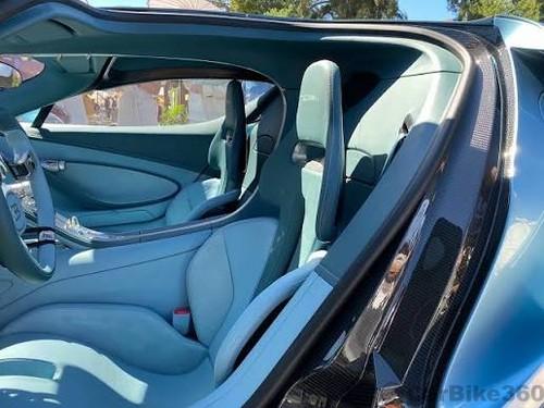 Bugatti Tourbillon Coupe interior cabin view showing the front seats Bugatti Tourbillon Coupe interior cabin view showing the front seats