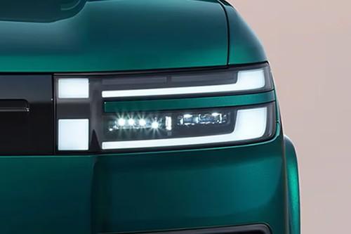 BYD Ti 7 2027 SUV Projector LED Headlight Close up BYD Ti 7 2027 SUV Projector LED Headlight Close up