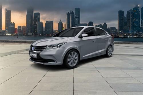 Changan Alsvin Sedan Front Right-Side Angle View Changan Alsvin Sedan Front Right-Side Angle View