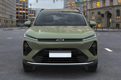 Chevrolet Captiva Phev 2026 Khaki Green SUV front view with LED Headlights Chevrolet Captiva Phev 2026 Khaki Green SUV front view with LED Headlights