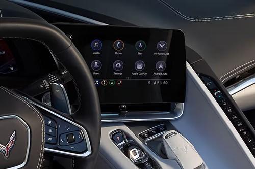 Chevrolet Corvette 2026 Coupe Floating Touchscreen Infotainment System Chevrolet Corvette 2026 Coupe Floating Touchscreen Infotainment System