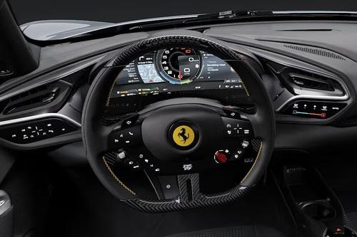 Ferrari 296 GTB 2026 Coupe Steering Wheel Horn Pad with brand emblem Ferrari 296 GTB 2026 Coupe Steering Wheel Horn Pad with brand emblem