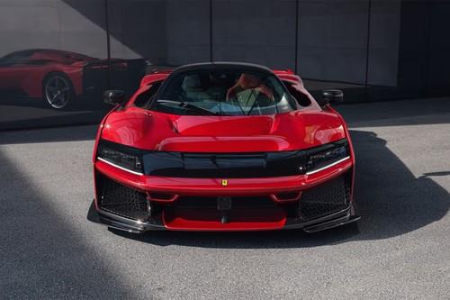 Ferrari F 80 Rosso Scuderia Coupe front view with LED Headlights Ferrari F 80 Rosso Scuderia Coupe front view with LED Headlights