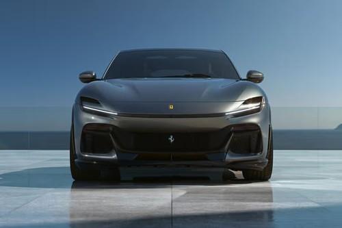 Ferrari Purosangue 2026 SUV front view with LED Headlights Ferrari Purosangue 2026 SUV front view with LED Headlights