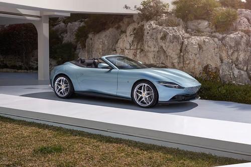 Ferrari Roma 2026 Coupe front right side angle view Ferrari Roma 2026 Coupe front right side angle view