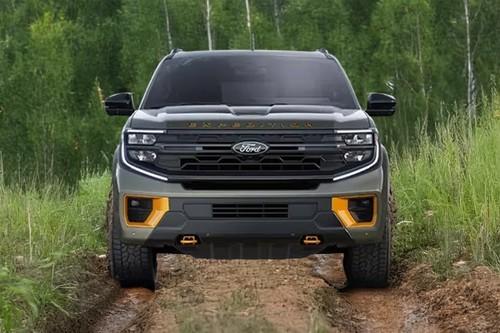 Ford Expedition 2026 SUV Front View with LED Headlights Ford Expedition 2026 SUV Front View with LED Headlights