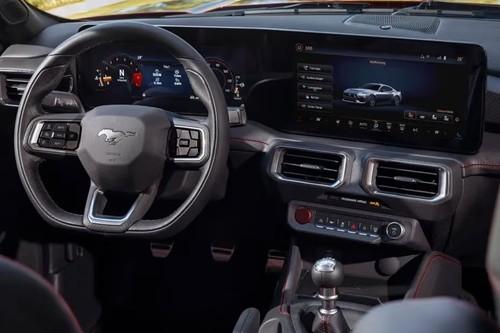 Ford Mustang 2026 Coupe Dashboard Layout with Digital Instrument Cluster and Steering Wheel Ford Mustang 2026 Coupe Dashboard Layout with Digital Instrument Cluster and Steering Wheel
