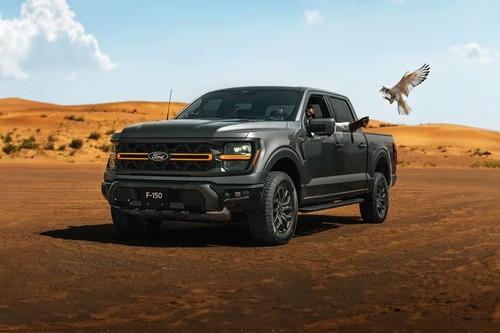 Ford F-150 Raptor R 2025 Pickup Truck Front Left Side View With Front Fender And Alloy Wheels Ford F-150 Raptor R 2025 Pickup Truck Front Left Side View With Front Fender And Alloy Wheels