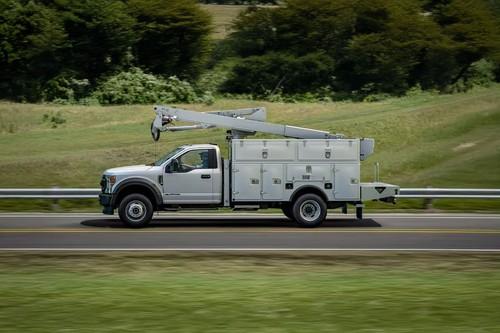 Ford Super Duty Chassis Cab 2022 Pickup Truck Left Side Profile With Alloy Wheels Ford Super Duty Chassis Cab 2022 Pickup Truck Left Side Profile With Alloy Wheels