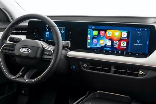 Ford Taurus 2026 Sedan Dashboard Layout with Dual integrated displays Ford Taurus 2026 Sedan Dashboard Layout with Dual integrated displays