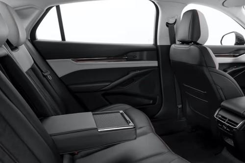 Ford Taurus 2026 Sedan interior second row rear seats view Ford Taurus 2026 Sedan interior second row rear seats view