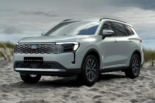 Ford Territory 2026 SUV Front Right Side Angle View Ford Territory 2026 SUV Front Right Side Angle View