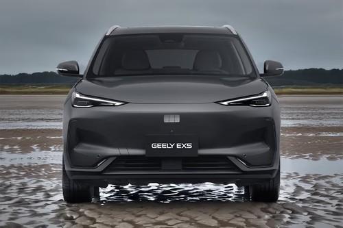 Geely EX5 2026 Black SUV Front View with LED Headlights Geely EX5 2026 Black SUV Front View with LED Headlights